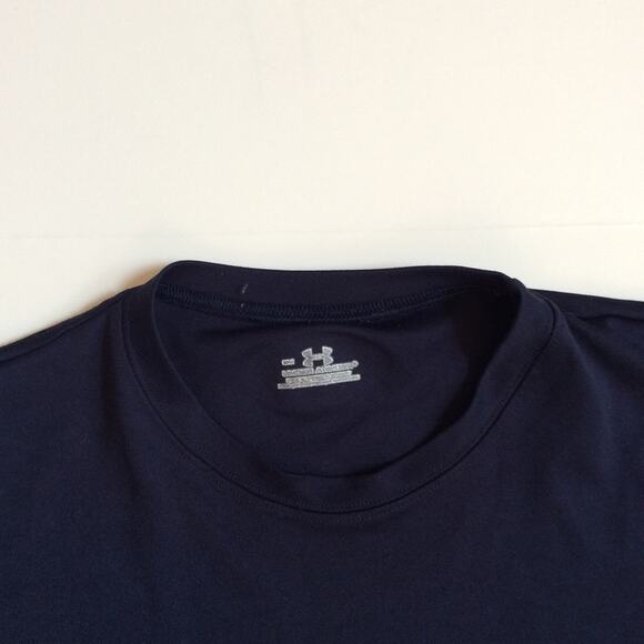 UA Navy Blue Men’s Athletic Shirt Small - Picture 2 of 4